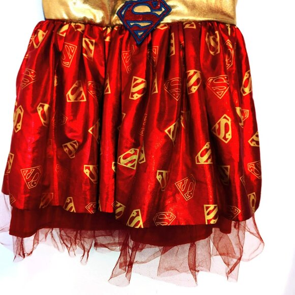 DC Comics Supergirl Dress Small 4/5 Sequins Tulle Halloween Costume Cosplay - Picture 5 of 5